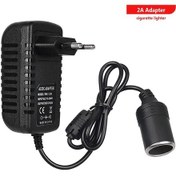 Resim 12v Güç Kaynağı Otomatik Çakmak Fişi İle 120w 96w 60w 24w Adaptör Şarj Cihazı Dönüştürücü Trafo Araba Elektrikli Süpürge İçin 