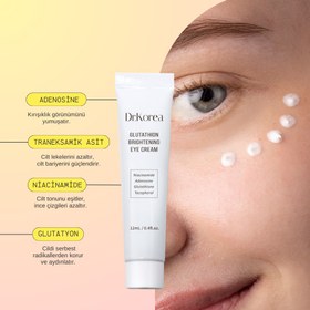Resim Dr.Korea - Glutathion Brightening Eye Cream (Koyu Halka Karşıtı Aydınlatıcı Göz Çevresi Kremi) 