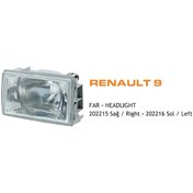 Resim FAR RENAULT R9 SAĞ AYFAR 202215 AYFAR