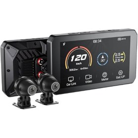 Resim Aıo-5 Lite Motosiklet Carplay Android Auto Gps Navigasyon Sistemi 