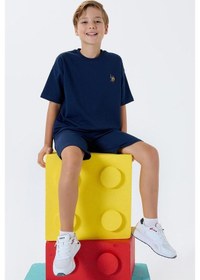 Resim U.S. Polo Assn. U.s. Polo Assn Erkek Çocuk 2 Li Bermuda T-şhirt Takım Lacivert-2319 Lacivert 