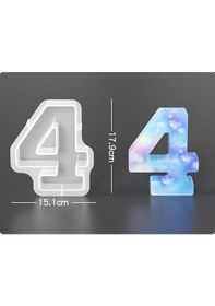 Resim Epoksi Reçine Silikon Kalıp İthal Dört Rakam Taş Tozu Parafin Silikon Kalıp Hb22521-0106 