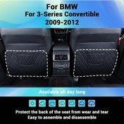Resim Chuangyinshop Black 2 Parça Araç Kolçak Koruyucu Saklama Cepli Bmw 3 Serisi 2009-2012 Universal Dayanıklı 