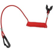 Resim Evinrude Dıştan Takma Motorlar İçin 176288 Tekne Motoru Acil Durdurma Anahtarı Kırmızı 