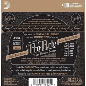 Resim D'Addario EJ52 Pro-Arte Nylon Normal Tension Klasik Gitar Teli 