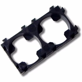 Resim 18650 Şarjlı Piller İçin Tutucu Ve Birleştirici 2li Birleştirici Battery Holder 