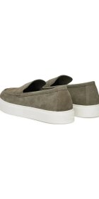 Resim Calvin Klein Hibrit Nubuk Makosen Erkek Haki Loafer HM0HM01902-MTB 