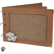 Resim Direkt-Al Yapışkanlı Nostaljik Fotoğraf Albümü Jüt Kumaş Kapak Özel Tasarım (364166549) 