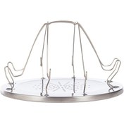 Resim Geeroyoo Paslanmaz Çelik Katlanabilir Dış Mekan Ekmek Kızartma Makinesi, 4 Dilim Aynı Anda Gümüş 