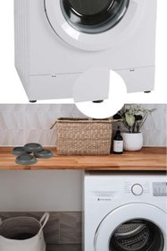 Resim Saban Titreşim Ayağı 4 Adet Çamaşır Makinesi Buzdolabı Bulaşık Makinesi 
