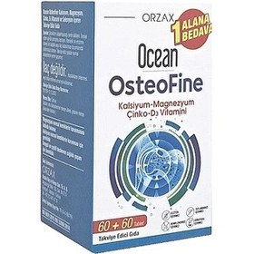 Resim Ocean Osteofine 1 Alana 1 Bedava 60+60 Tablet Takviye Edici Gıda 