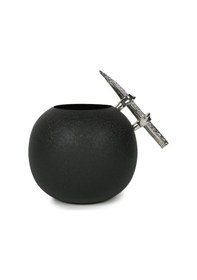 Resim Vitale Seramik Mızraklı Yuvarlak Vazo 20 17 Cm Ak.ja0279 Renkli 