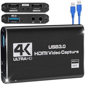 Resim Teltree Usb 3.0 Hdmı Video Yakalama Kartı, Oyun Konsolu Ve Bilgisayar İçin Yüksek Hızlı Bağlantı 
