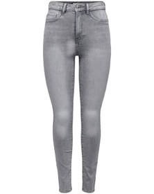 Resim Only Skinny Fit Dar Paça Gri Kadın Kot Pantolon 15292693 001 