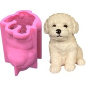 Resim Symbee Sevimli Köpek Şekilli Silikon Kalıp - Mum Ve Sabun Yapımı İçin 