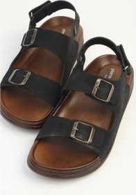 Resim Pierre Cardin Siyah Erkek Sandalet PC-7924 