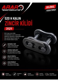 Resim 520 H Kalın Zincir Kilidi - 3121 520h 