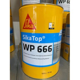 Resim Sikatop Wp 666 Çimento ve Akrilik Esaslı, Tam Esnek Su Yalıtım Malzemesi 30KG(20+10) 