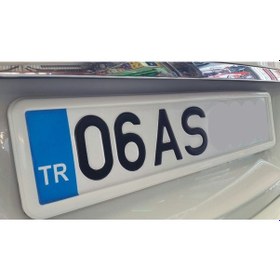 Resim Lüx Plakalık 2Adet Beyaz Plakalik 315977125 