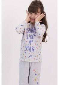 Resim Rolypoly 2595 Garson Shine Like A Star Karmelanj Kız Çocuk Pijama 
