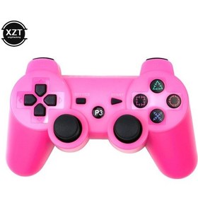 Resim Pembe-kablosuz Bluetooth Gamepad Ps3 Controle Oyun Konsolu Joystick Playstation 3 Gamepadler Için Uzaktan Kumanda 