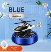 Resim Techbloom Blue Araba Parfümü Difüzör Güneş Enerjili Aromaterapi Kokulu Araç Dekoru 