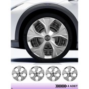 Resim CVL Auto Market Fiat Bravo 15 Inç Jant Kapağı Amblemli Gri [4 Adet Kapak] 113 CVL-ADT2868 