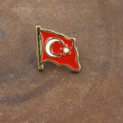 Resim Chantaky 089 5000 Gold Bayrak Yaka Rozeti 