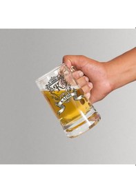 Resim Kişiye Özel Tasarımlı Arjantin Bira Bardağı Kulplu Ve İsim Yazılı Özel Bardak 