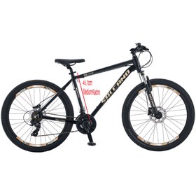 Resim Salcano Ng Team 200 27,5 V-fren 18cm Kadro Siyah-gümüş Bisiklet Siyah - Gümüş 