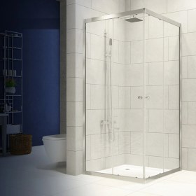 Resim Durul Duşakabin Kare Şeffaf Cam 