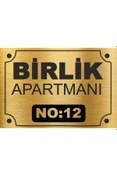 Resim umurcraft APARTMAN İSİMLİĞİ APARMAN TABELASI APARTMAN KAPI İSİMİĞİ ( kargo Bedava ) 