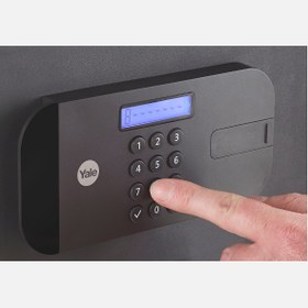 Resim Yale Yüksek Güvenlikli Siyah 35x30x25 cm Elektronik Oda Tipi Para Kasası 