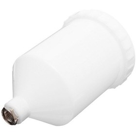 Resim Araba 600ml Plastik Hava Yerçekimi Beslemeli Sprey Boya Tabancası Airbrush Bardak Pot 