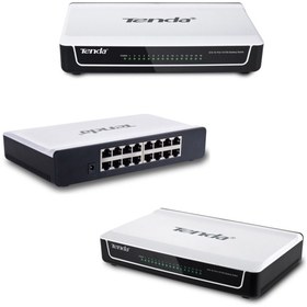 Resim 16 Port 10-100 Mbps Switch Hub Plastik Kasa S16 Tenda