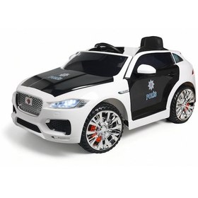 Resim Freebebek Jaguar 12 Volt Kumandalı Akülü Araba Polis 