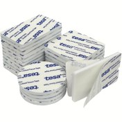 Resim 30 adet/60 adet süper güçlü çift taraflı bant, EVA çift katmanlı köpük, kalınlık 3 mm, güçlü yapışkanlık, dikdörtgen, kare ve yuvarlak, duvarlar, zeminler, kapılar, plastikler vb. için uygun, arabalar, evler, fabrikalar, ofisler ve diğer yerler için uygundur 