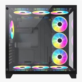 Resim Frisby Triton 7x RGB Fanlı Kumandalı Akvaryum Oyuncu Kasası 