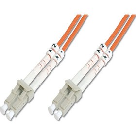Resim Beek LC-LC Fiber Optik Patch Kablo 1 m Multimode 3.0mm Duplex 50/125 Om 2 