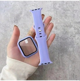 Resim Gaojunshop01 46mm İwatch 10 Light Purple Spor Kordonu Ayarlanabilir Nefes Alabilir Dayanıklı 