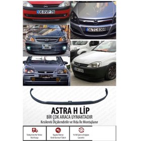 Resim Astra H Lip Karlık 2 Parça Tüm Araçlara Uygulanabilir Plastik 