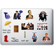 Resim Store Aksesuar How I Met Your Mother Laptop Notebook Tablet Telefon Sticker Set 007 