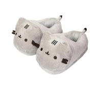 Resim Yifomall Kedi Desenli Süper Yumuşak Pamuklu Ev Terliği - Tam Kaplama, 35-42 Numara, 28 Cm, 0.32 Kg, Ani Stil Çok Renkli 