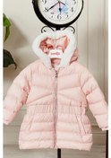 Resim Kız Bebek Kapüşonlu Kışlık Mont 51333 Pembe 