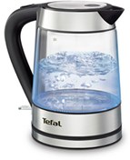 Resim KI730D30 1.7 L 2200 Watt Işıklı Kettle Cam Gövdeli Su Isıtıcısı Tefal