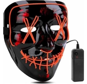 Resim LED Işıklı Yeşil Maske 