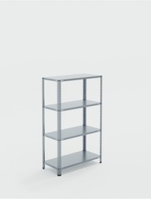 Resim Mira Çelik Raf 43x93x150 4 Raflı Raf 