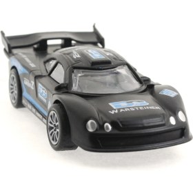 Resim Die Cast Çek Bırak Metal Siyah Yarış Arabası Ds 