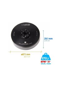 Resim T-motor U Power Type U8ıı 100kv Brushless Fırçasız Brushless Fırçasız Uav Motor Multikopter Multi-rotor Quadcopter Hexacopter Drone Motoru 