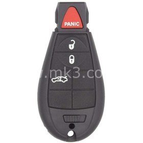 Resim Anahtar Vadisi Jeep Dodge Chrysler Fobik Kumanda 3+1 Buton Sedan Trunk Buton Tipi 433Mhz 